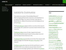 Tablet Screenshot of kinectic.net